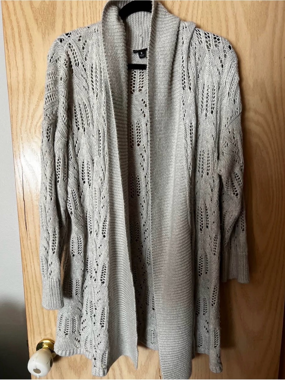 Torrid Women's Open Knit Long Sleeve Cardigan Sweater size 3